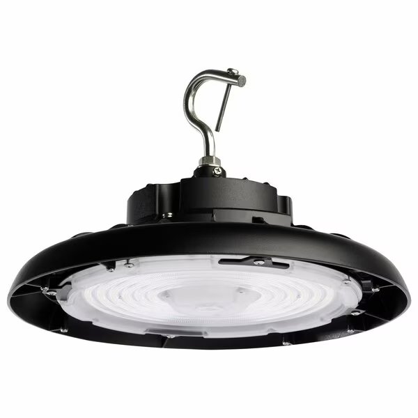 150 Watt UFO LED High Bay - 4000K - 20850 Lumens - 120-277 Volt - Black Finish, Nuvo, Mfr#: 65/783R2